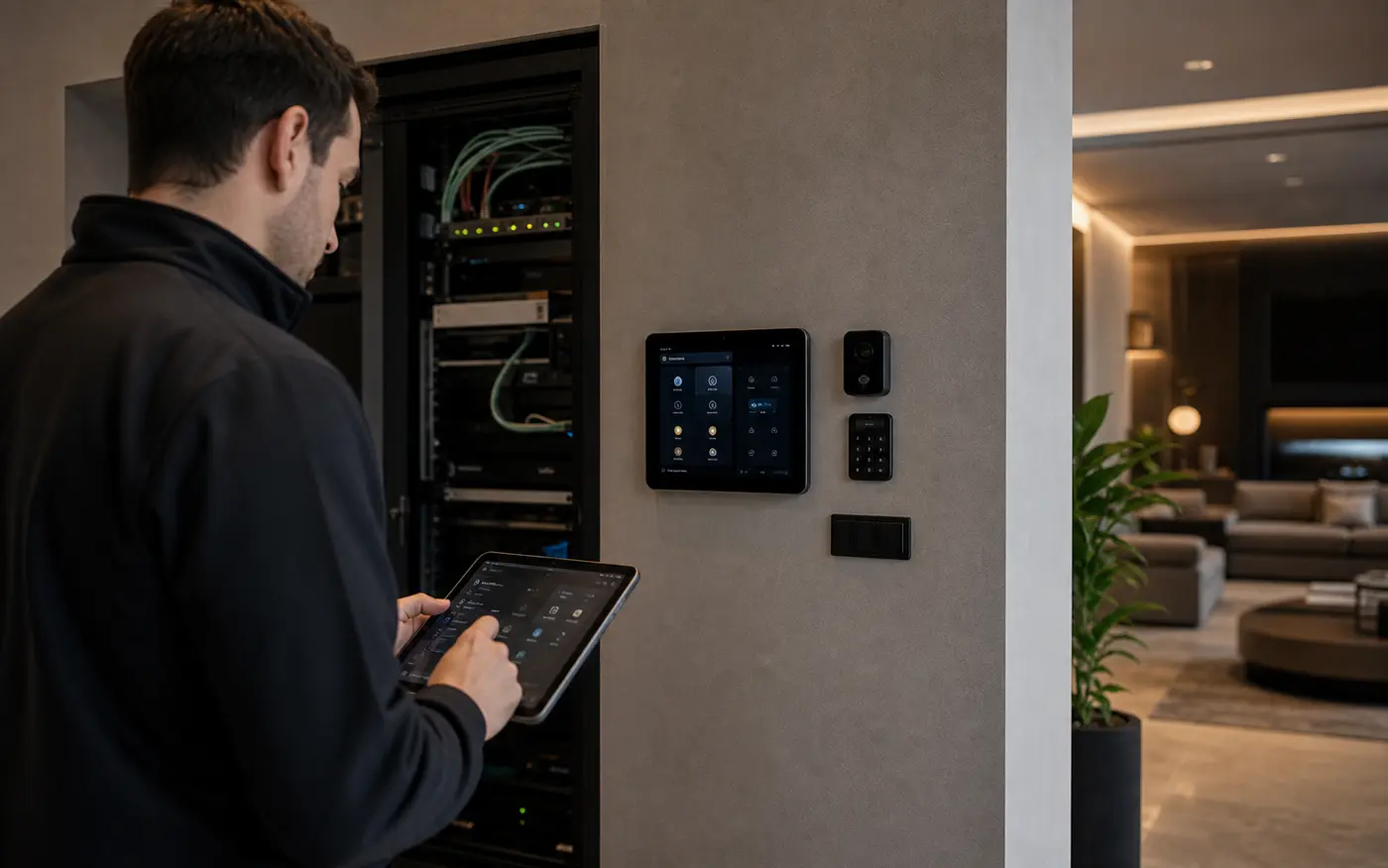 Installation domotique premium et sécurité connectée